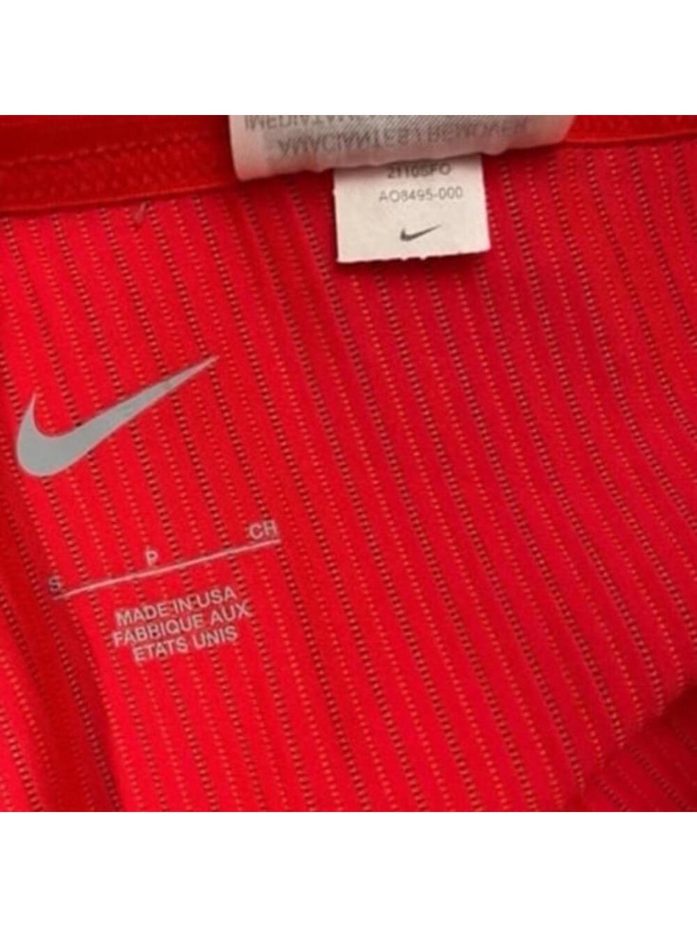 New Nike Pro Elite Track & Field 3/4 Tights Pants Red AO8495-000 Women's Small - Picture 4 of 6